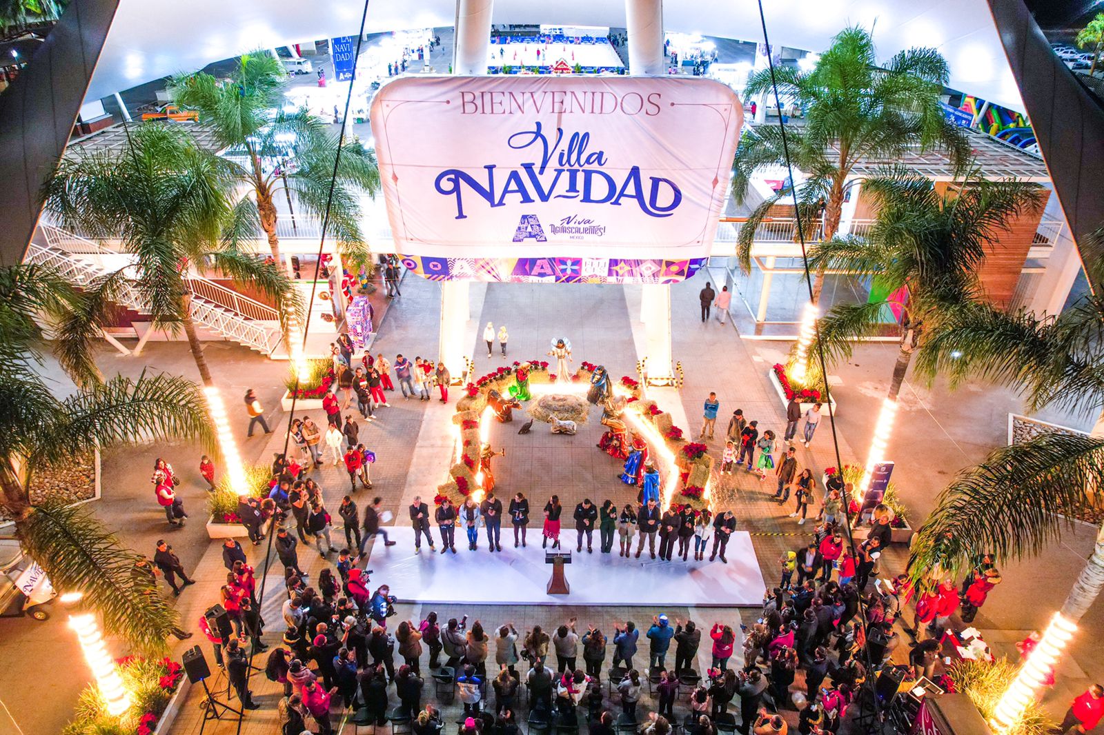 Tere Jiménez inauguró "Villa Navidad" un lugar lleno de magia